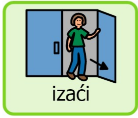 izaći